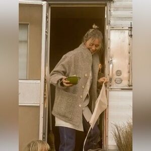 Rudy Jude Small Wool Bartlett Coat in Natural Twill